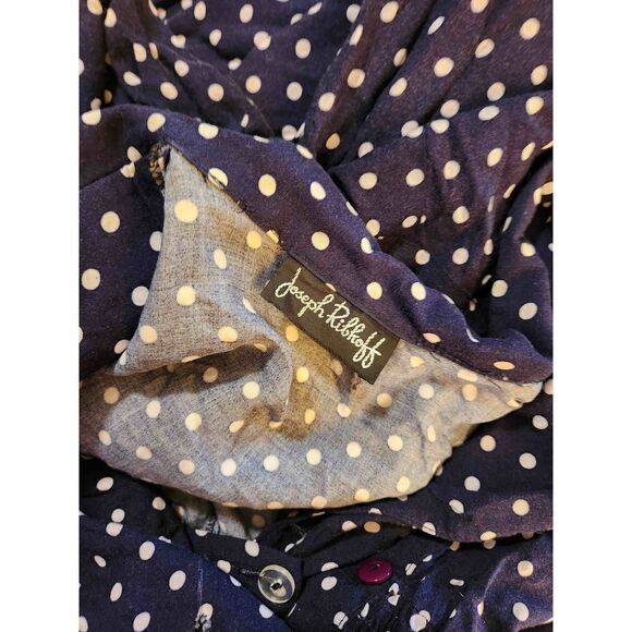 Joseph Ribcroff Polkadot 80s jumpsuit with Pockets Rayon - Picture 5 of 6